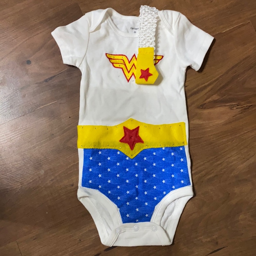 Wonder Woman Onsie with matching Headband